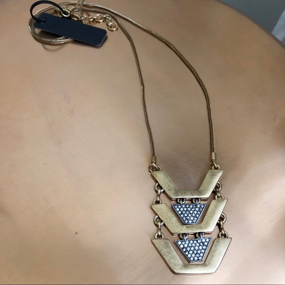 NEW J.Crew Long Gold Necklace - Picture 3 of 5